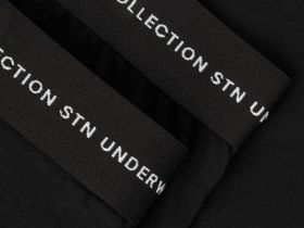 Трикотажные трусы-брифы, 2 шт., Черный