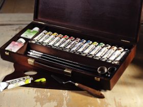 Набор акрила Talens "Rembrandt" Professional 15 цв*40 мл, в деревянной коробке