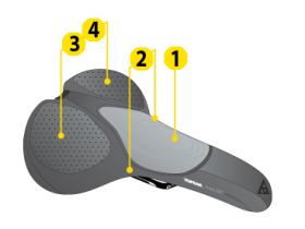 Комфортное седло Topeak Free SX (черный)