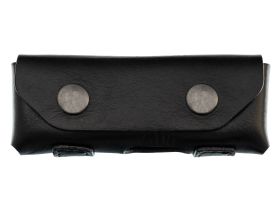 Чехол на кнопках горизонтальный для складного ножа на пояс, 120 мм, 2 кнопки