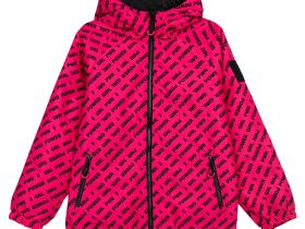 Куртка текстильная с полиуретановым покрытием для девочек (ветровка)