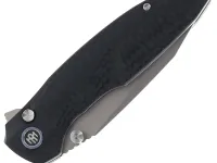 Складной нож Remette Cool Whale sandblast , сталь 14C28N, рукоять G10, черный