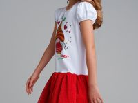 Платье трикотажное для девочек