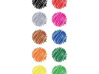 Набор фломастеров Berlingo "Замки" 10 цв, смываемые, в картонной упаковке