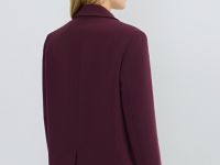 Однобортный жакет, Фиолетовый