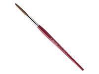 Кисть ушной волос №8 круглая удлиненная Escoda "Filleting and Lettering 6521" короткая ручка