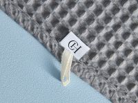 Полотенце вафельное Francesca, серое