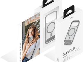 Клип-кейс uBear Stand 360 Mag для Apple iPhone 17 Pro Серый