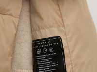 Стеганое утепленное пальто с поясом