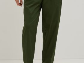 Брюки свободного кроя из хлопка