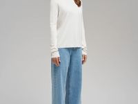 Легкий базовый джемпер прямого кроя