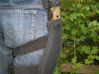 Мачете Fox Extreme Tactical Kukri, сталь N690 PVD, рукоять Forprene, зеленый