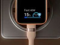 Сетевое зарядное устройство Anker Nano Smart Display, 45Вт оранжевый
