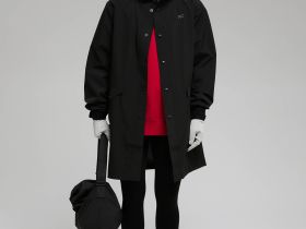 Плащ из мембранной ткани с водоотталкивающей пропиткой