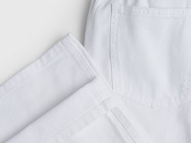 Широкие джинсы для девочек, Бежевый