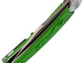 Складной нож Перемен Лисичка, сталь 8Cr14MoV, рукоять FRN, зеленый