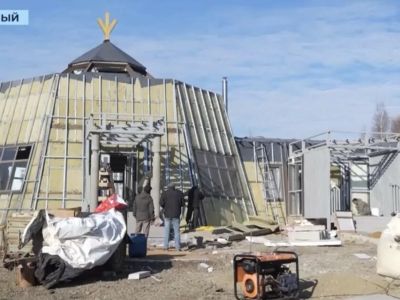 В мирнинском Доме Арчы установили якутскую печь