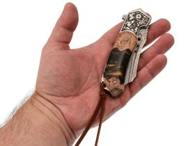 Складной нож Steelclaw Барк, сталь VG10/Damascus