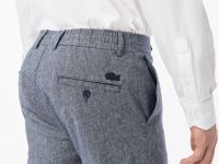 Мужские брюки Lacoste из льна и эластичного хлопка