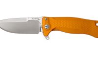 Нож складной LionSteel SR22A OS Mini, сталь Uddeholm Sleipner® Satin Finish, рукоять алюминий (Solid®), оранжевый