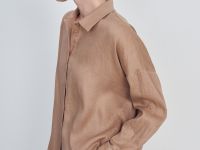 Рубашка изо льна свободного кроя