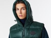 Мужская стёганая жилетка Lacoste с капюшоном