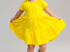 Платье детское трикотажное для девочек