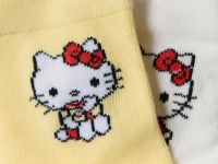 Носки с принтом Hello Kitty для девочки 2 пары Глория Джинс