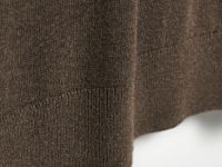 Джемпер с V-вырезом, Коричневый