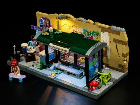 F9066 Конструктор Граффити на автобусной остановке