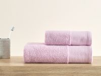 Полотенце махровое Strisce, розовое