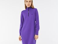 Женское платье Lacoste с длинным рукавом на молнии