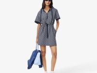 Женское платье-худи Lacoste Jacquard Monogram