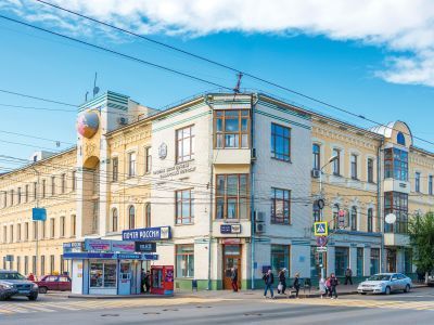 Здание почтовой конторы, где в 1889-1893 гг. бывал В.И. Ленин. В декабре 1889 г. им отправлено отсюда письмо в книготорговую фирму "Брокгауз"