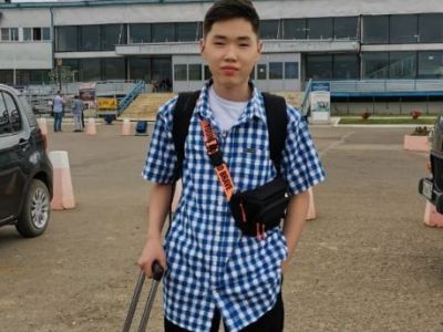 Юный шахматист выехал на соревнования