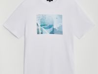 Свободная футболка с принтом