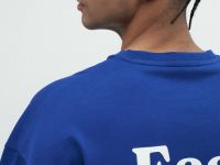 Объёмная футболка из хлопка, Синий