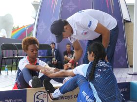 Определены победители международного турнира по мас-рестлингу компании «Железные дороги Якутии»