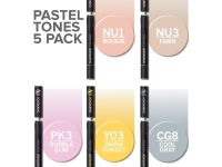 Набор маркеров Chameleon "Пастельные тона", 5цв