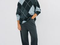 Джемпер из пряжи с шерстью, Черный