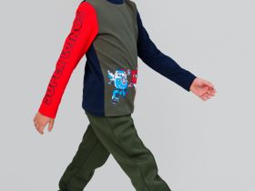 Брюки трикотажные для мальчиков