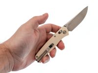 Складной нож SRM Medal 255L-GT2, сталь 10Cr15CoMoV, складной туристический, рукоять G10 ivory