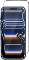 Защитное стекло BoraSCO для Apple iPhone 17 Pro Max с чёрной рамкой