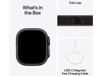 Смарт-часы Apple Watch Ultra 3 49mm Black Titanium Case with Black/Charcoal Trail Loop (M/L)
