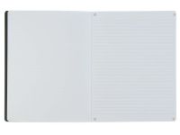 Блокнот в линейку Fabriano "MyPad" 24х18,5 см 48 л 85 г, обложка черная