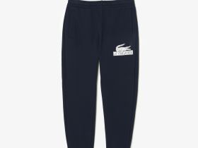 Мужские спортивные брюки Lacoste свободного кроя из хлопка