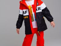 Куртка текстильная с полиуретановым покрытием для мальчиков (ветровка)