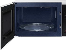 Микроволновая печь Samsung MG23K3515AW/BW с грилем, 23 л белый