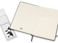Записная книжка нелинованная Moleskine "Classic" Medium 11,5х18 см 240 стр, твердая обложка черная