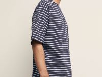 Оверсайз футболка в полоску